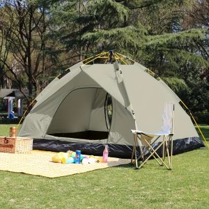 Suitable for 4 People, Foldable Automatic Tent, Portable Camping Tent, Multifunctional Outdoor Shelter, Windproof and Sunproof
