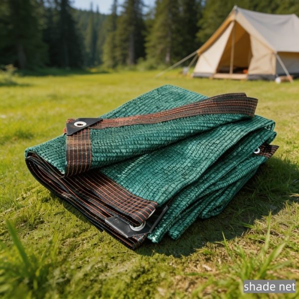 1pc Dark GreenSun Shade Net 90% Shade Rate HDPE Material Cooling Farmhouse Sunshade