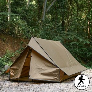 Upgraded large version, Cabin Style Insulated Tent, Portable Retro Cabin With Five Regular Chimney Pipes, An Adjustable Chimney Valve, And A Chimney Head, Four Season Camping Tent, Baker Style Shelter Tent, Easy To Install